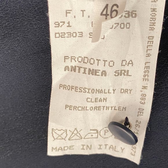 Vintage Emporio Armani Navy Blouse - Picture 5 of 7